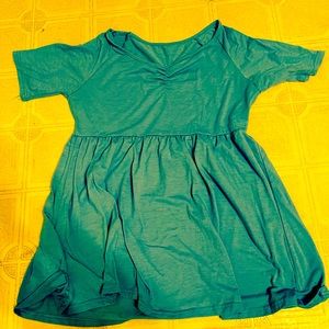 Macy’s 3/4 Sleeve Light Blue Dress Top for Women